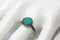 10mm Rose Cut Paraiba Chalcedony 925 Antique Sterling Silver Ring by Salish Sea Inspirations product 2